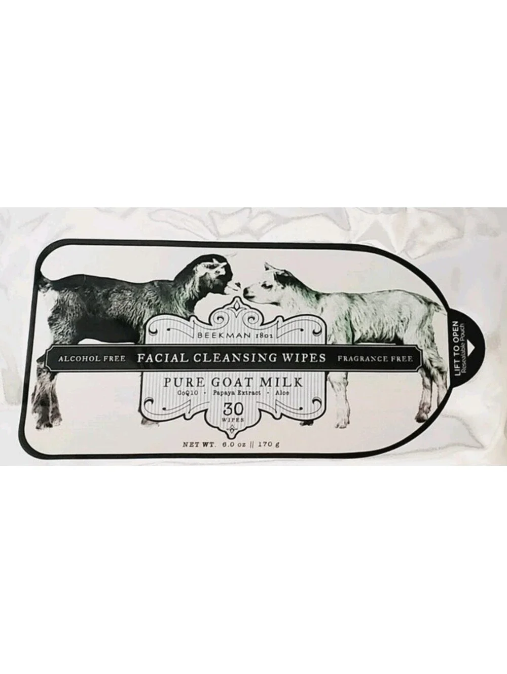 Beekman 1802 Pure Goat Milk Facial Cleansing Wipes 30 Wipes